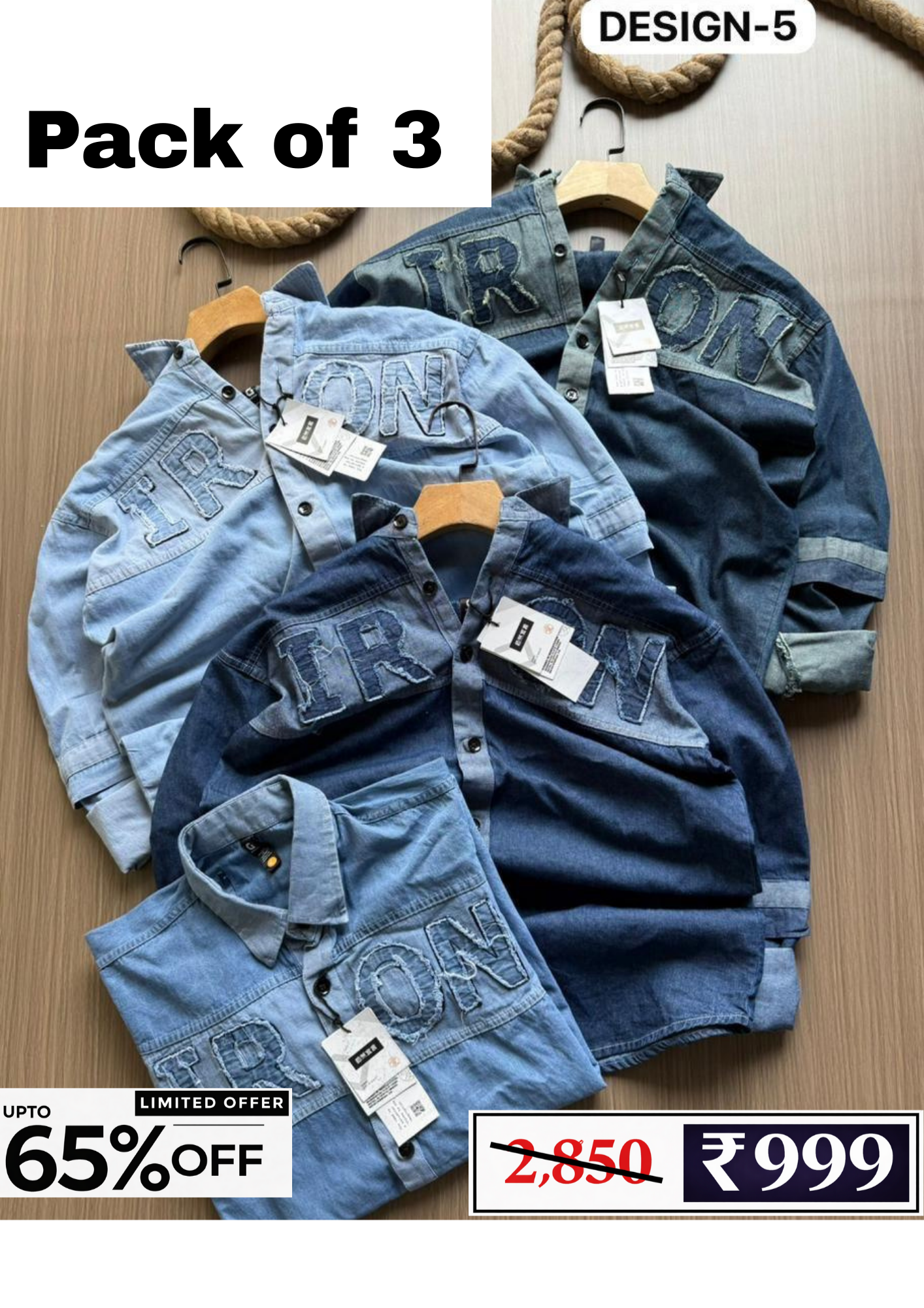 Rugged Denim Essential Shirt