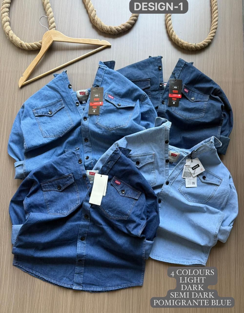 Rugged Denim Essential Shirt