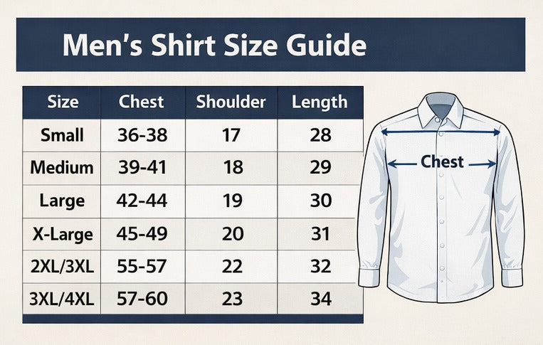 Men’s Cotton Casual Shirt – Comfortable Fit for Daily Wear