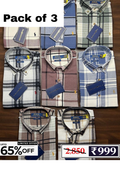 Men’s Classic Checks Shirt – Comfortable Fit with Timeless Style