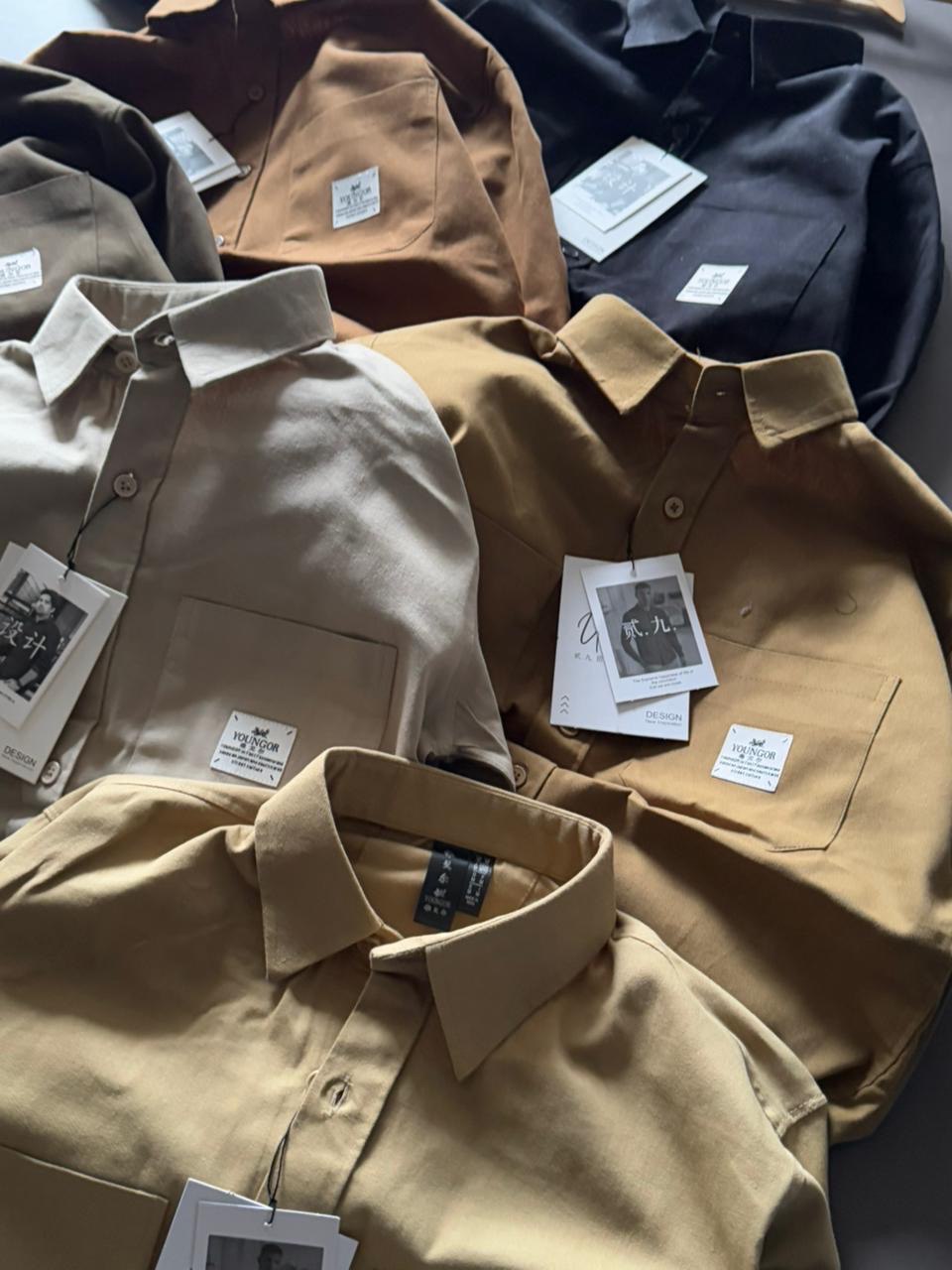 Minimalist Streetwear Casual Shirt